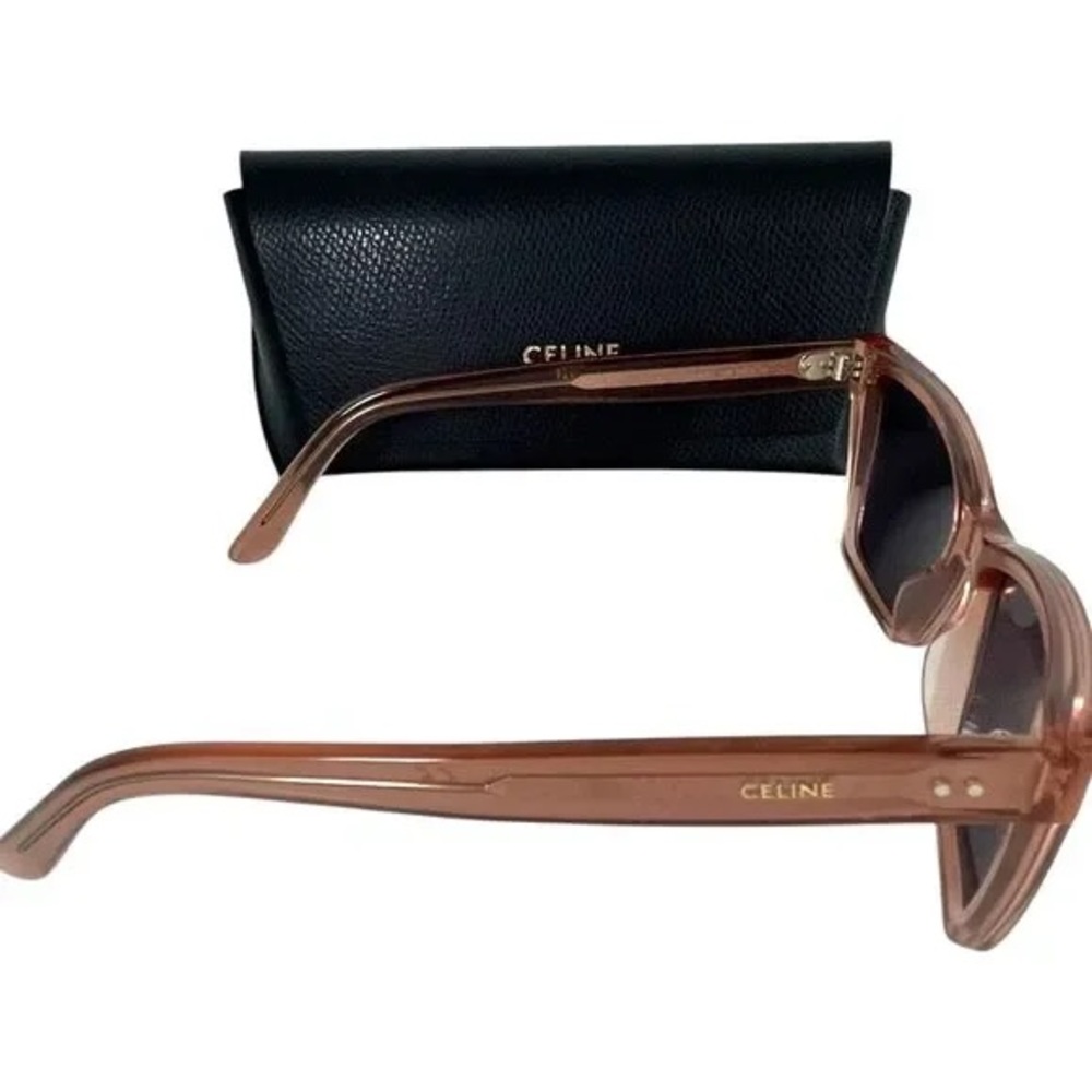 NWOT - Celine Paris CL500231 Sunglasses - Pink Cat Eye Frames with Gray Lenses - Picture 8 of 12